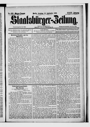 Staatsbürger-Zeitung vom 16.09.1900
