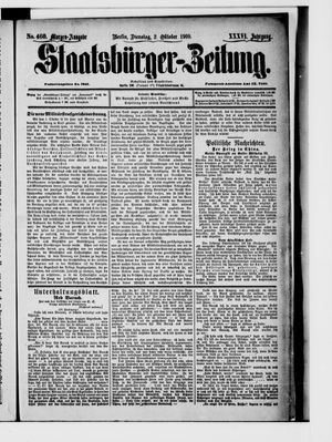 Staatsbürger-Zeitung on Oct 2, 1900