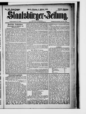 Staatsbürger-Zeitung on Oct 2, 1900