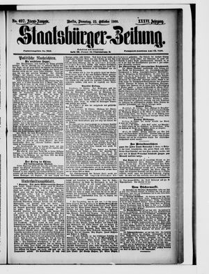 Staatsbürger-Zeitung vom 23.10.1900