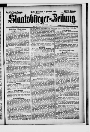 Staatsbürger-Zeitung vom 03.11.1900