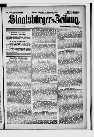 Staatsbürger-Zeitung vom 06.11.1900