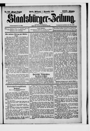 Staatsbürger-Zeitung vom 07.11.1900