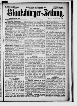 Staatsbürger-Zeitung vom 30.11.1900