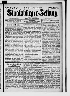 Staatsbürger-Zeitung vom 02.12.1900