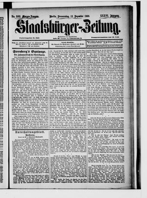 Staatsbürger-Zeitung vom 13.12.1900