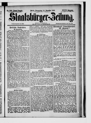 Staatsbürger-Zeitung vom 13.12.1900