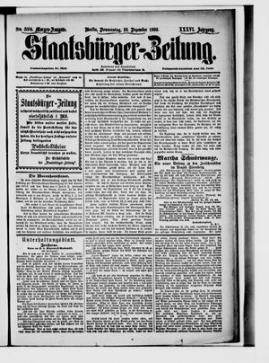 Staatsbürger-Zeitung vom 20.12.1900