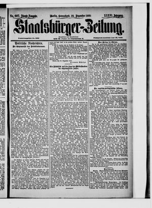 Staatsbürger-Zeitung vom 29.12.1900