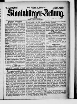 Staatsbürger-Zeitung vom 02.01.1901
