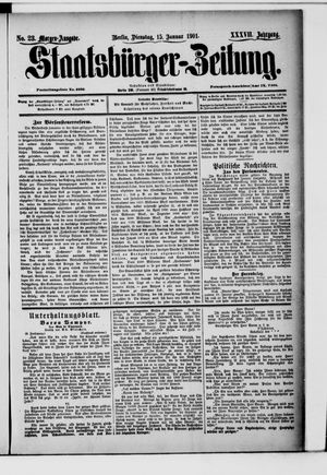 Staatsbürger-Zeitung vom 15.01.1901