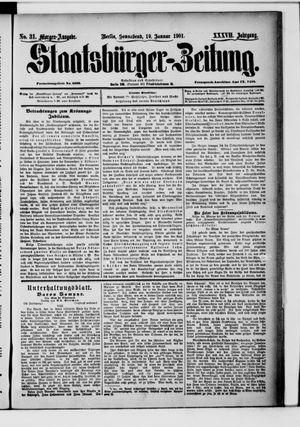 Staatsbürger-Zeitung vom 19.01.1901