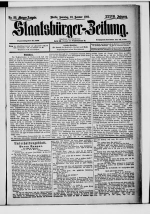 Staatsbürger-Zeitung vom 20.01.1901