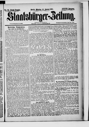 Staatsbürger-Zeitung vom 21.01.1901