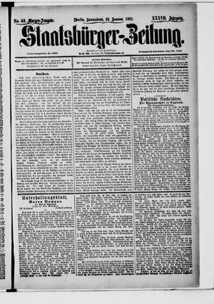Staatsbürger-Zeitung vom 26.01.1901