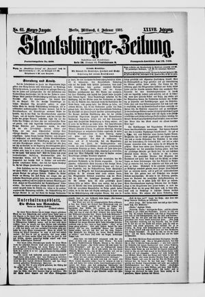 Staatsbürger-Zeitung vom 06.02.1901