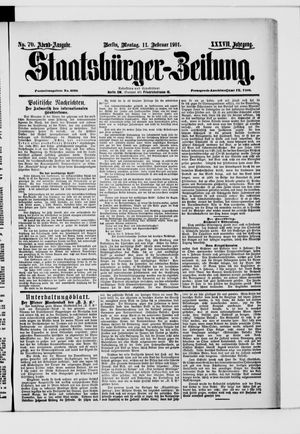 Staatsbürger-Zeitung vom 11.02.1901