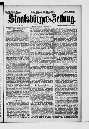 Staatsbürger-Zeitung vom 13.02.1901