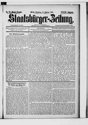 Staatsbürger-Zeitung vom 19.02.1901