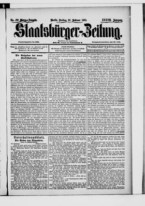 Staatsbürger-Zeitung vom 22.02.1901