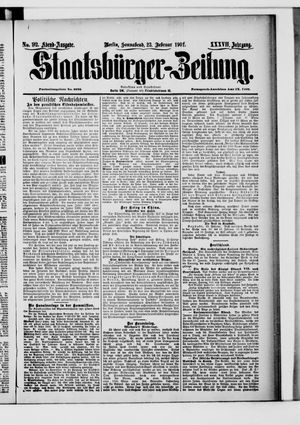 Staatsbürger-Zeitung vom 23.02.1901