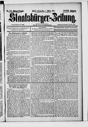 Staatsbürger-Zeitung vom 07.03.1901