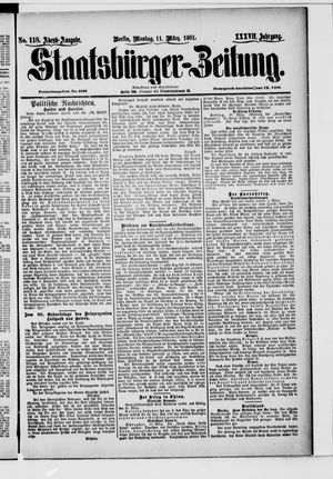 Staatsbürger-Zeitung vom 11.03.1901