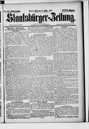 Staatsbürger-Zeitung vom 13.03.1901