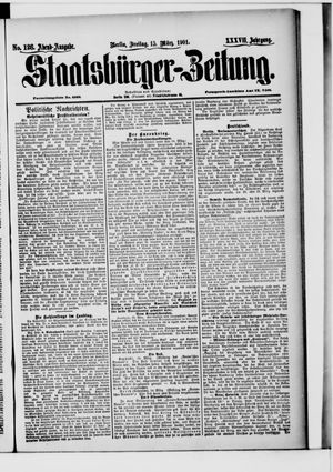 Staatsbürger-Zeitung vom 15.03.1901