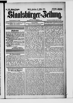Staatsbürger-Zeitung vom 31.03.1901