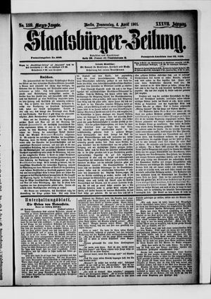 Staatsbürger-Zeitung vom 04.04.1901