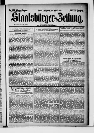 Staatsbürger-Zeitung vom 10.04.1901