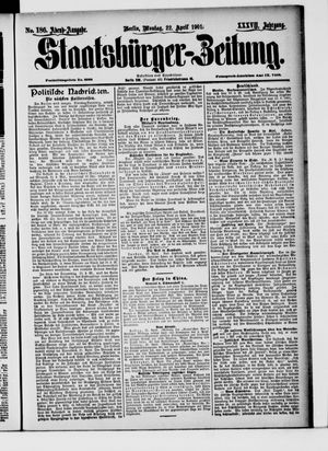 Staatsbürger-Zeitung vom 22.04.1901