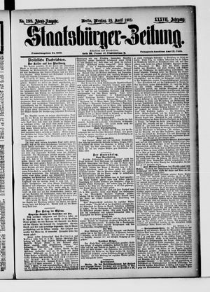 Staatsbürger-Zeitung vom 29.04.1901