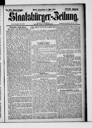 Staatsbürger-Zeitung on May 4, 1901
