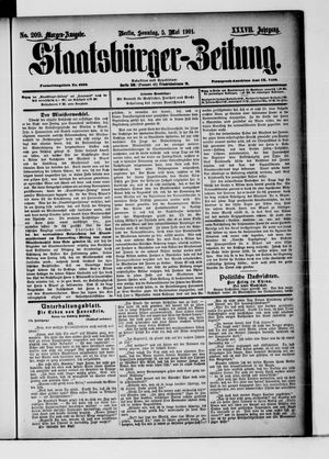Staatsbürger-Zeitung vom 05.05.1901