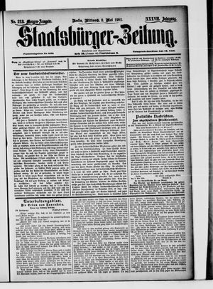 Staatsbürger-Zeitung vom 08.05.1901