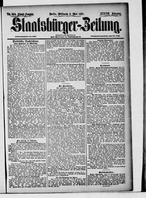 Staatsbürger-Zeitung vom 08.05.1901