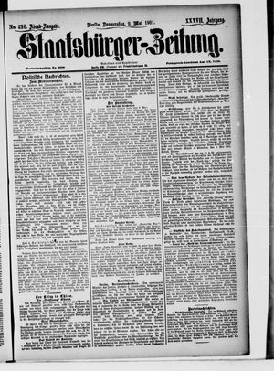 Staatsbürger-Zeitung vom 09.05.1901