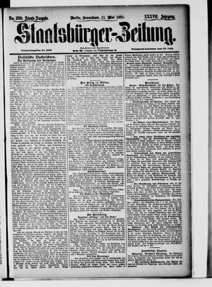 Staatsbürger-Zeitung vom 11.05.1901