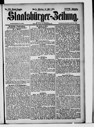 Staatsbürger-Zeitung vom 13.05.1901