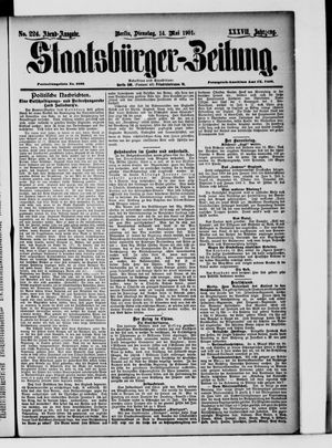 Staatsbürger-Zeitung vom 14.05.1901