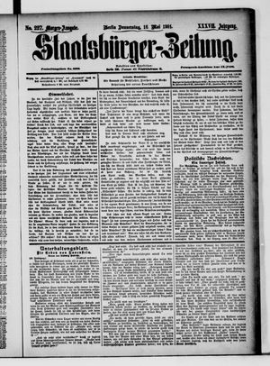Staatsbürger-Zeitung vom 16.05.1901