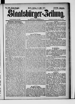 Staatsbürger-Zeitung vom 17.05.1901