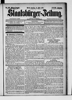 Staatsbürger-Zeitung vom 19.05.1901