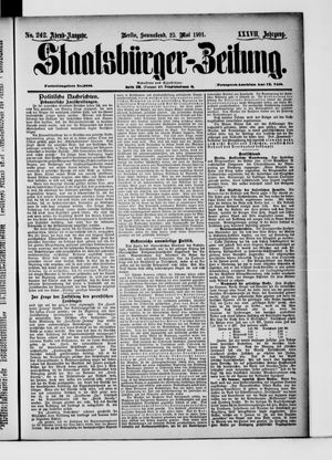 Staatsbürger-Zeitung vom 25.05.1901
