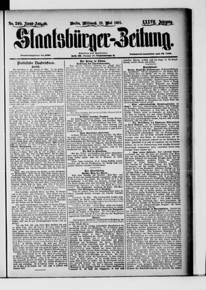 Staatsbürger-Zeitung vom 29.05.1901