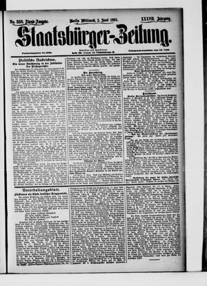 Staatsbürger-Zeitung vom 05.06.1901