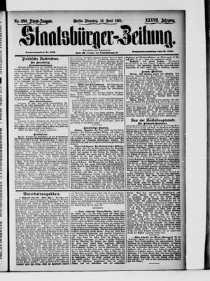 Staatsbürger-Zeitung vom 18.06.1901