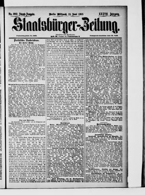 Staatsbürger-Zeitung vom 19.06.1901
